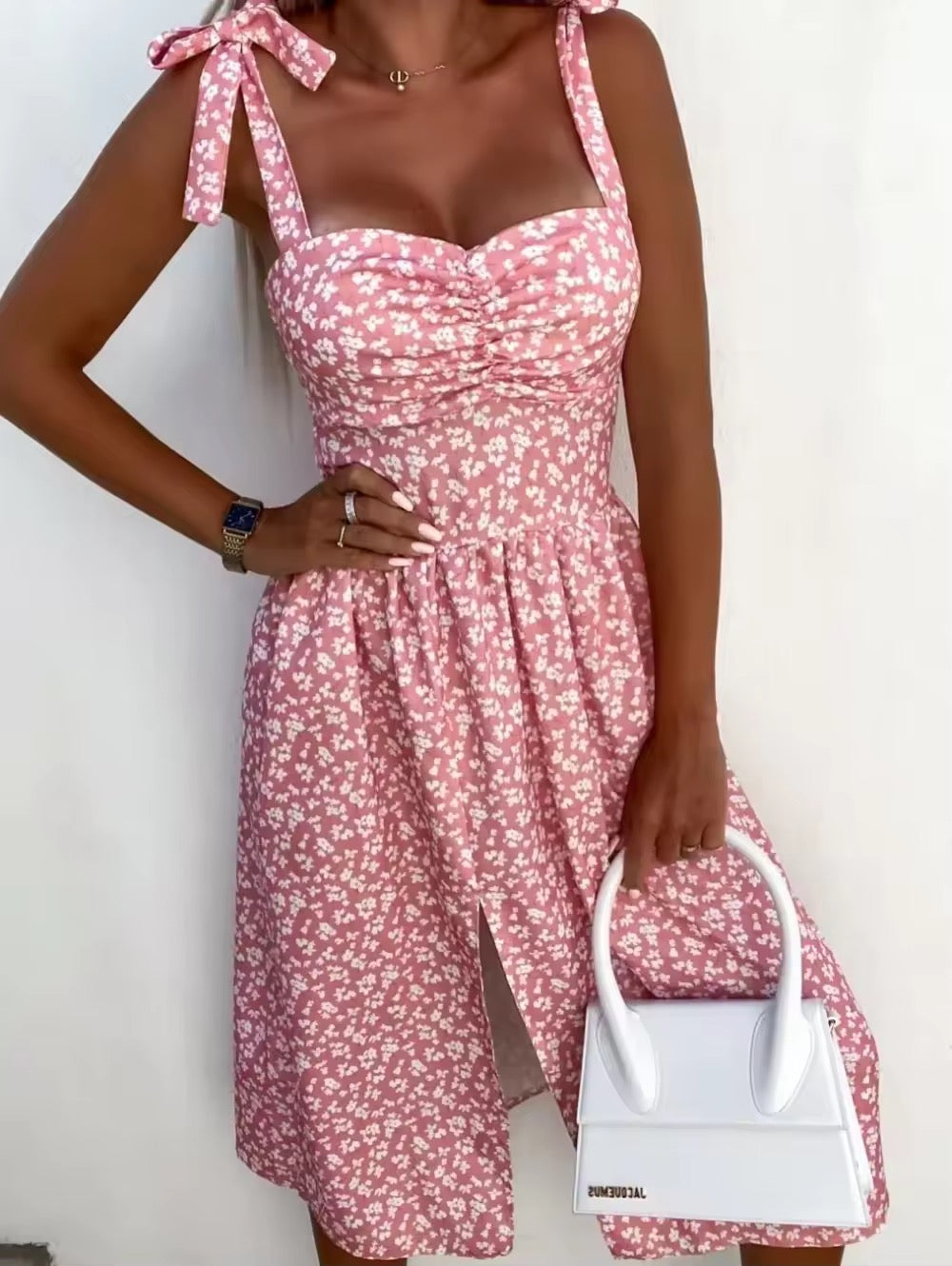 Makenzie Floral Print Midi Summer Dress
